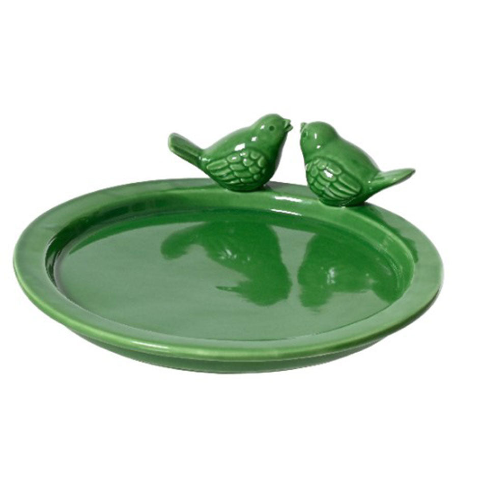 Bird Bath with Two Birds