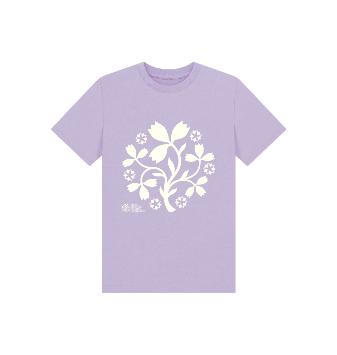 Soft Lilac Printed Kids T-Shirt