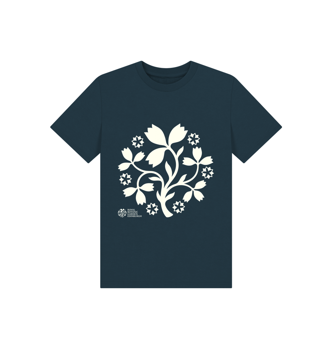 Denim Blue Printed Kids T-Shirt