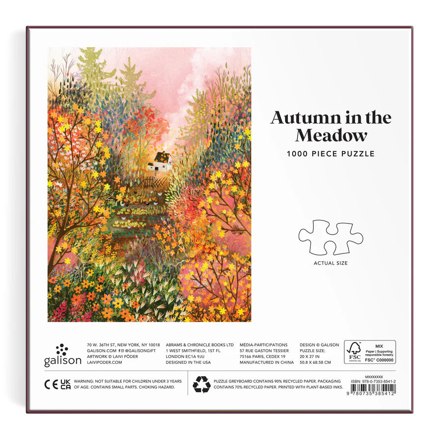 Autumn in the Meadow: 1000 piece jigsaw puzzle