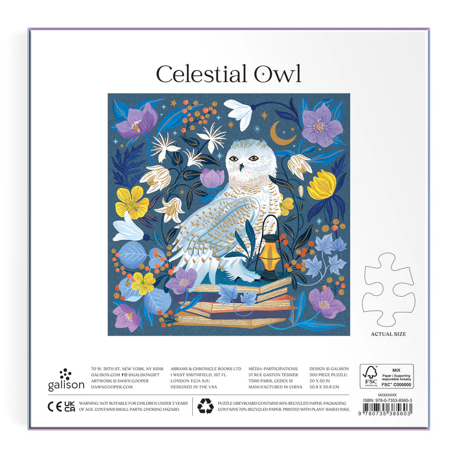 Celestial Owls: 500 piece jigsaw puzzle