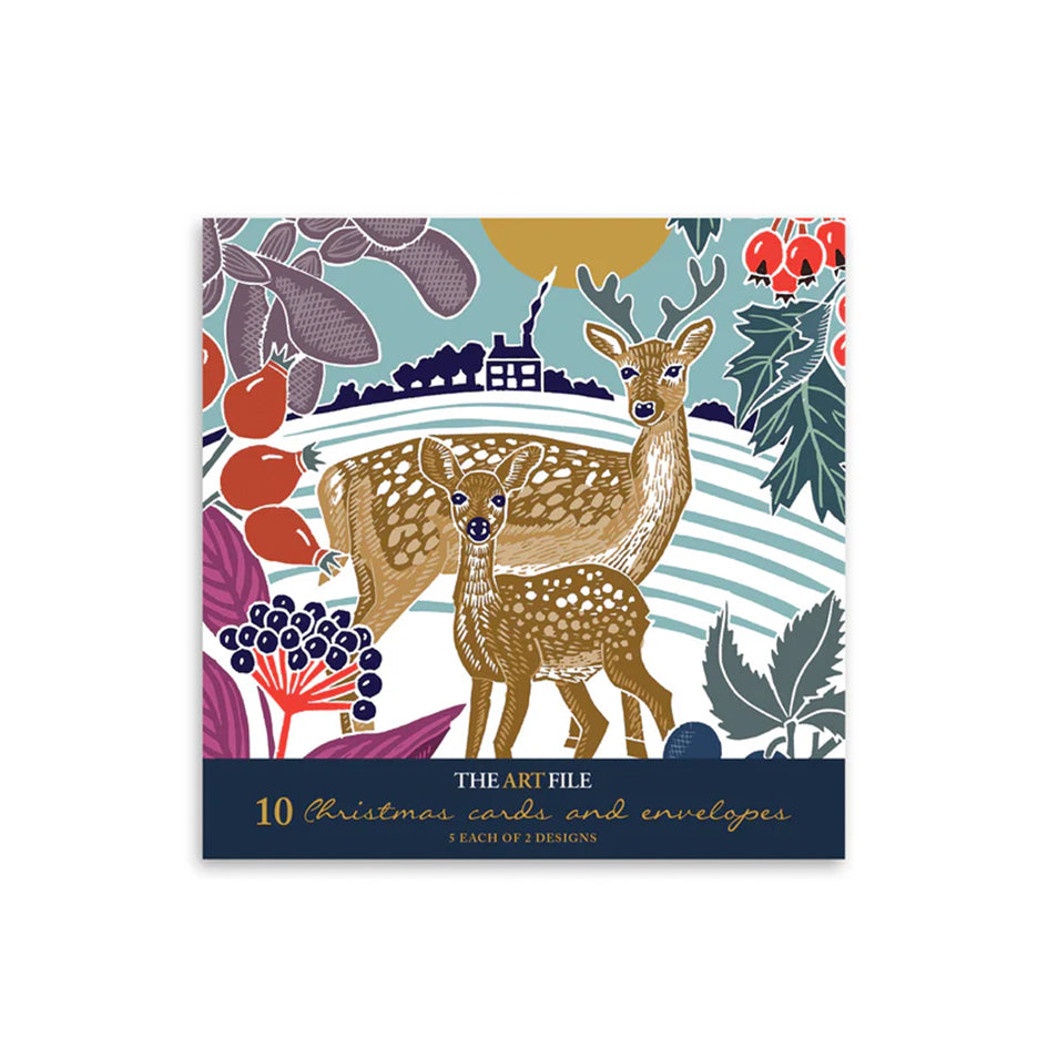 Christmas Guests Christmas Cards - Pack of 10