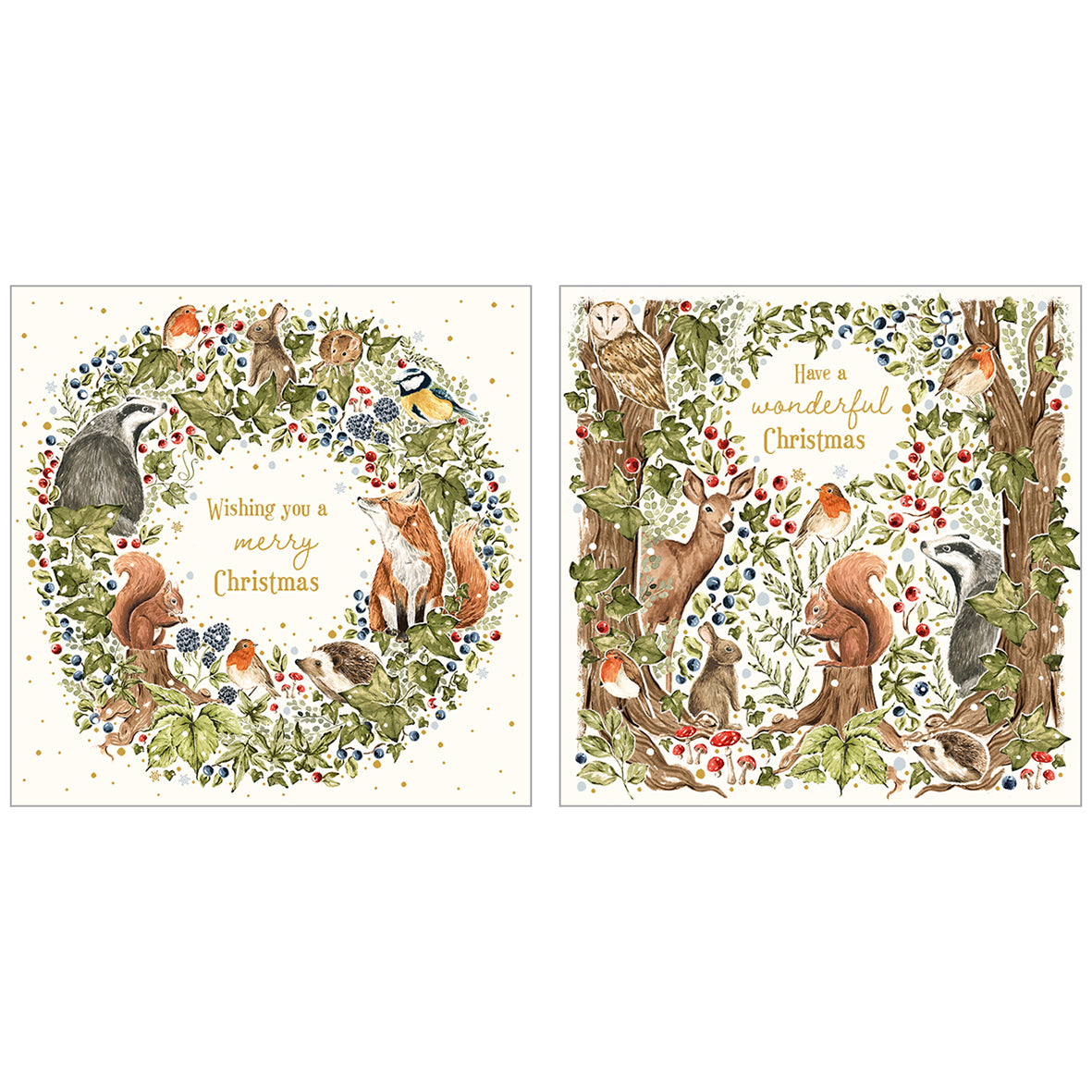Countryside Christmas Cards - Pack of 10