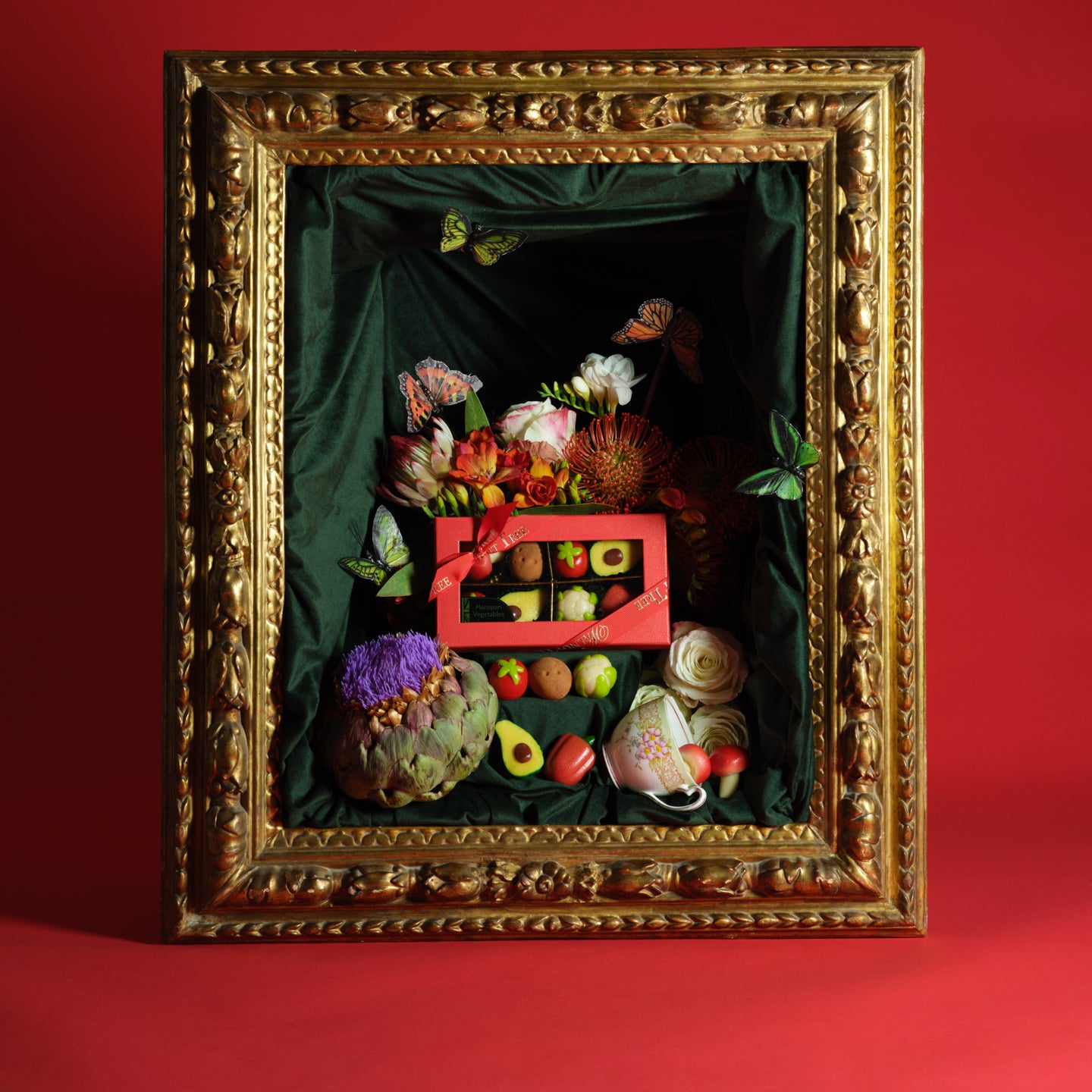 Walnut Tree Boxed Marzipan Vegetables - Medium