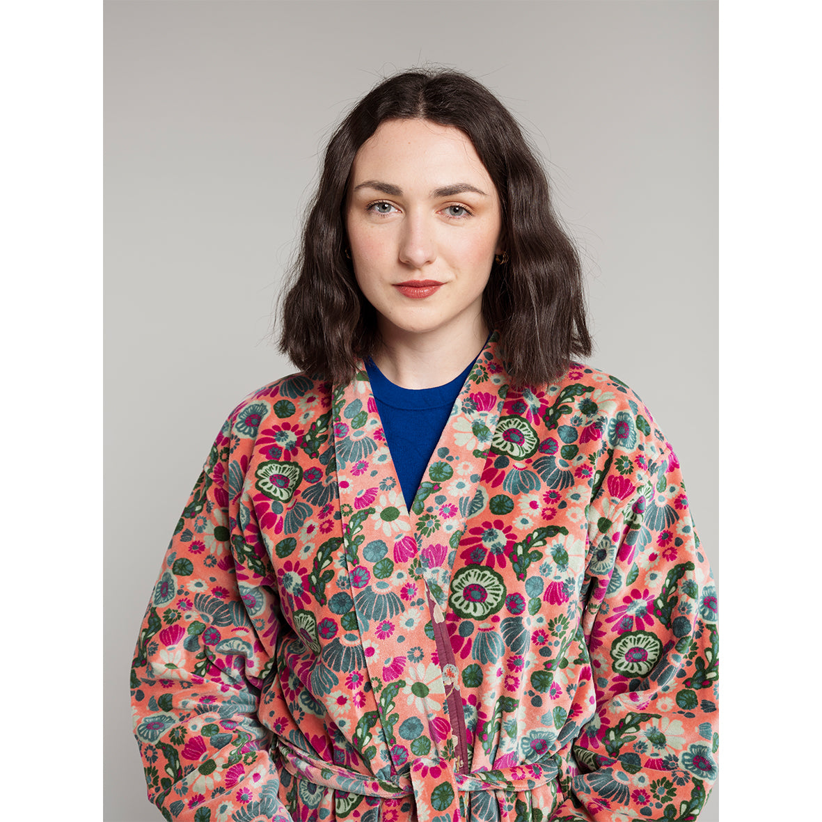 Velvet Robe - Molly Coral