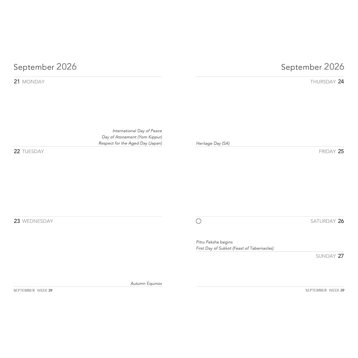 William Morris Gallery: Bourne 2026 Pocket Diary Planner - Week to View