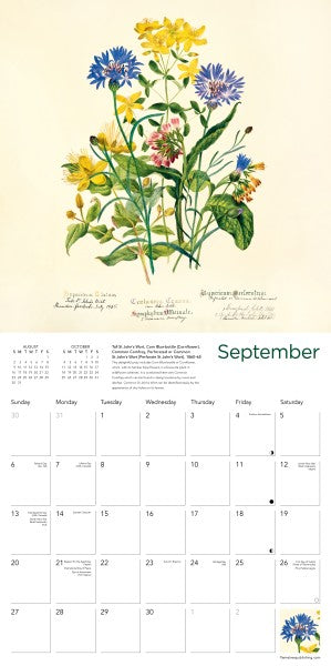Royal Botanic Garden Edinburgh 2026 Wall Calendar