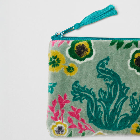 Small Velvet Pouch - Swainston Green