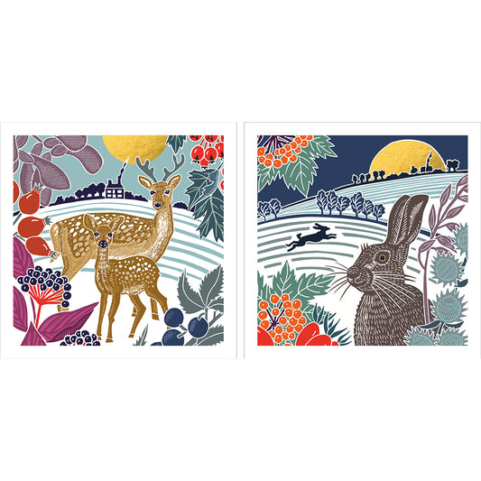 Christmas Guests Christmas Cards - Pack of 10