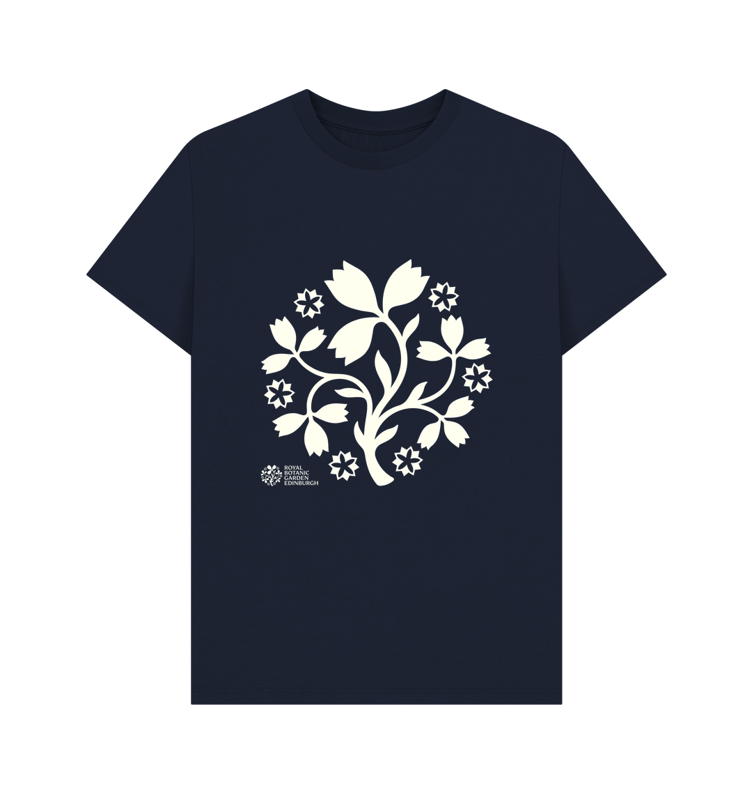 Navy Blue Printed T-shirt