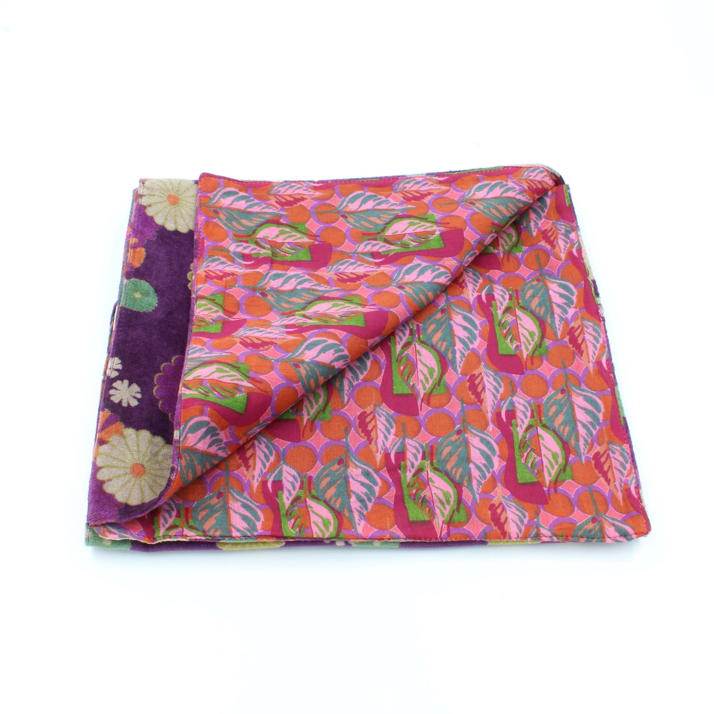 Velvet Two-Sided Scarf - Mellow Fig