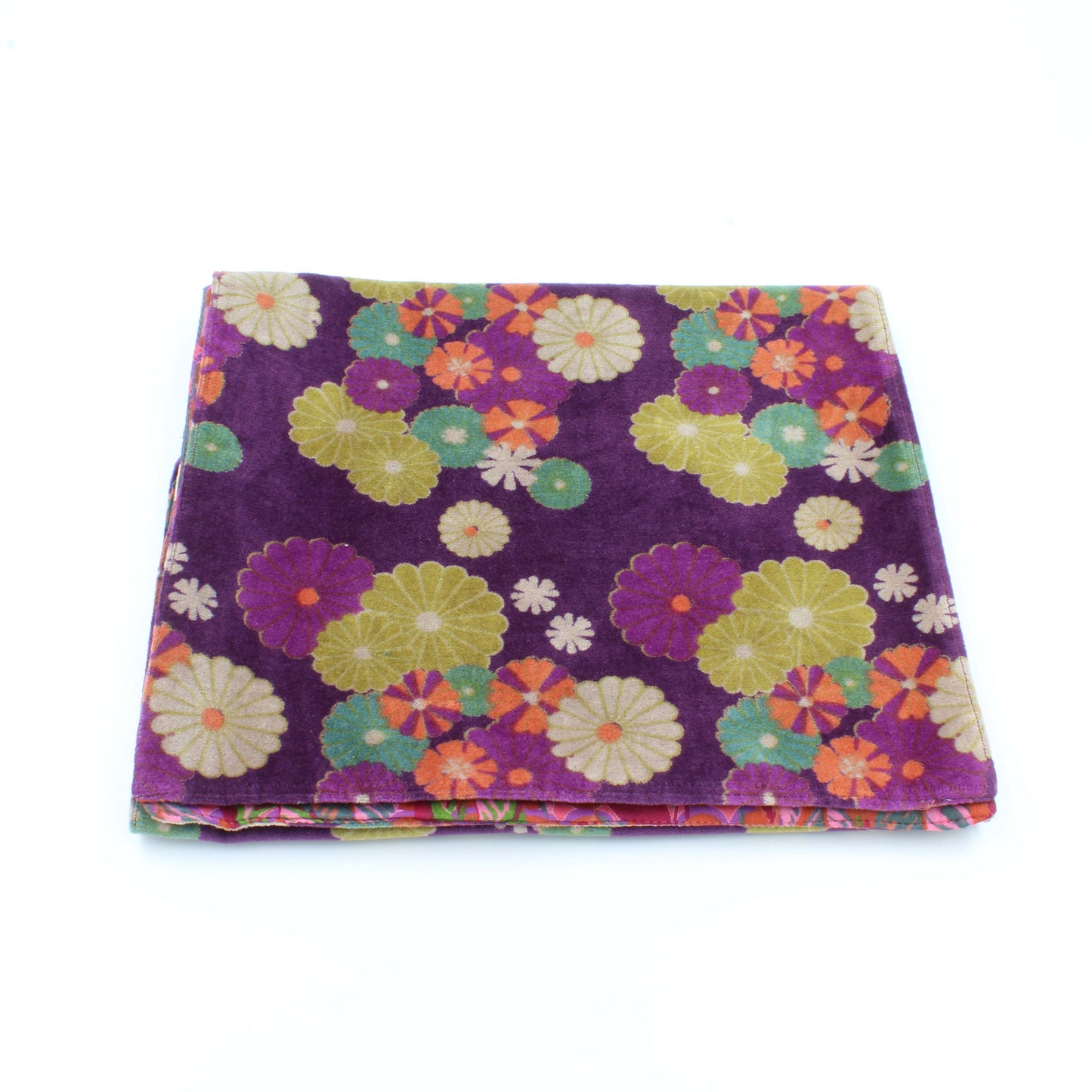 Velvet Two-Sided Scarf - Mellow Fig