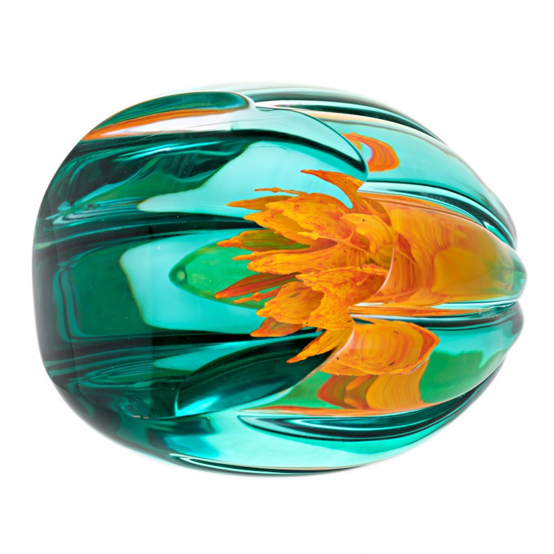 RBGE / Caithness Glass Paperweight - Flame Azalea