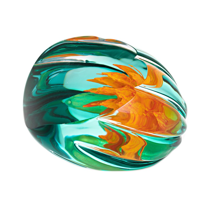 RBGE / Caithness Glass Paperweight - Flame Azalea