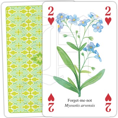Wild Flowers Playing Cards