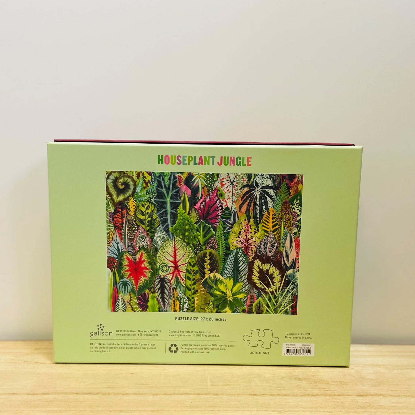 Houseplant Jungle: 1000 Piece Jigsaw Puzzle