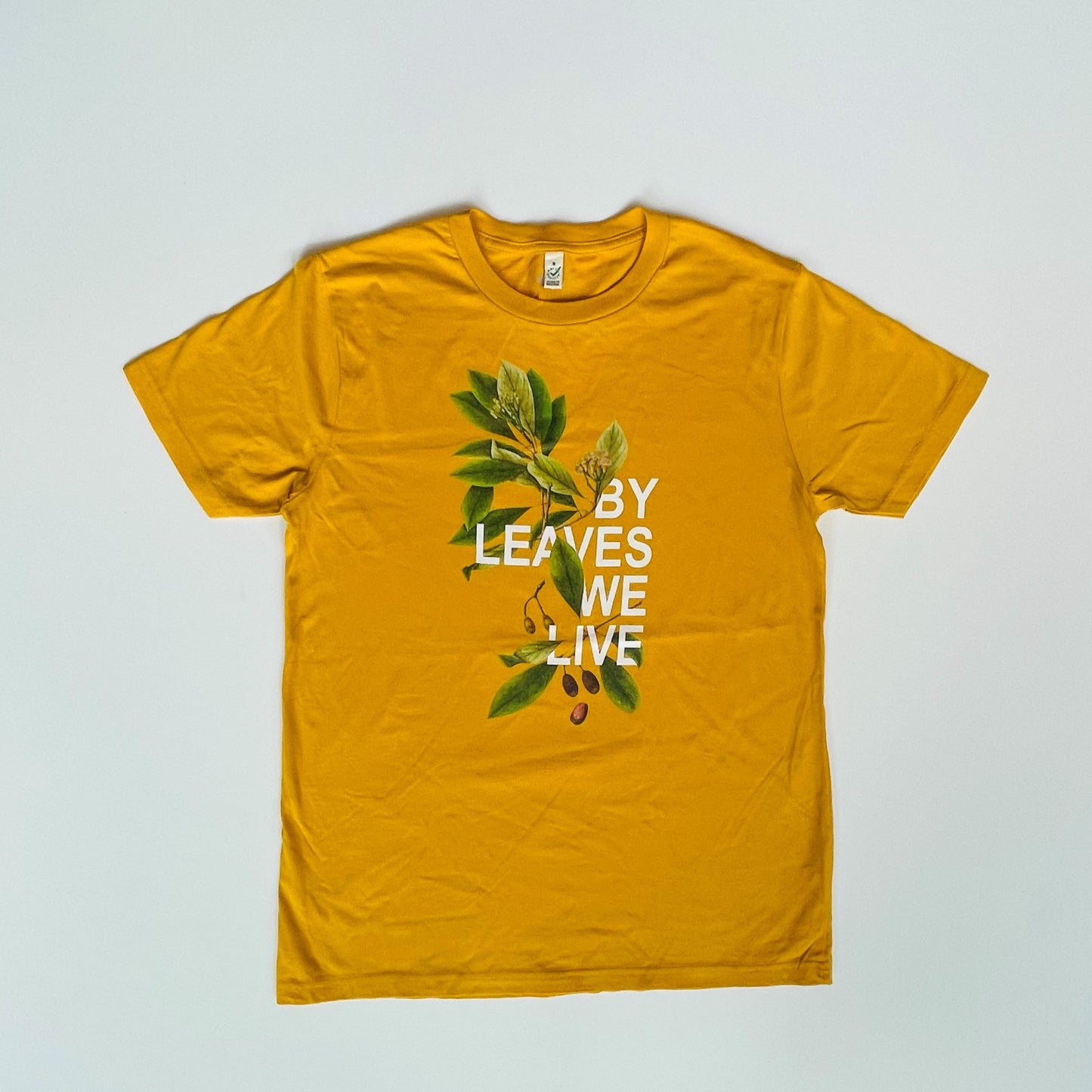 'By Leaves We Live' T-Shirt - Yellow