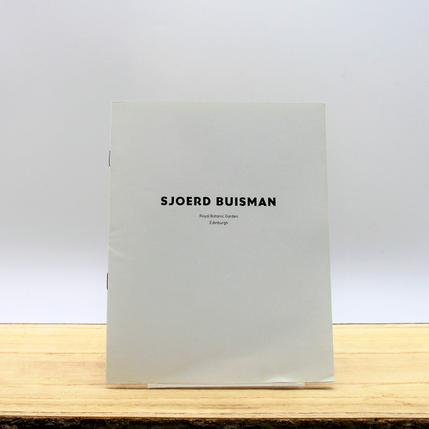 A white catalogue cover with the text 'Sjoerd Buisman' printed on it.