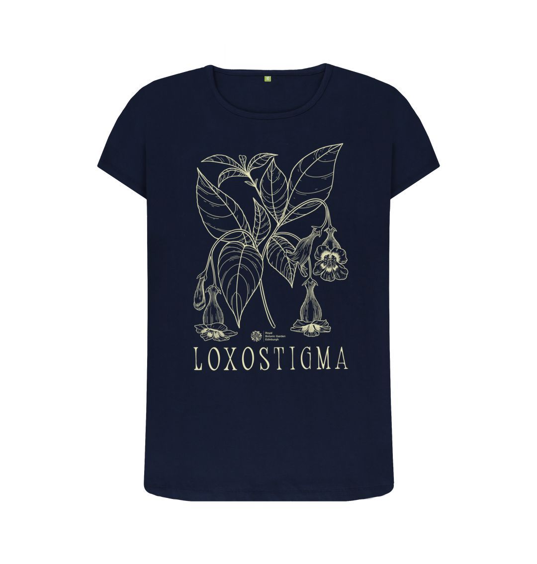 Navy Blue Loxostingma Top