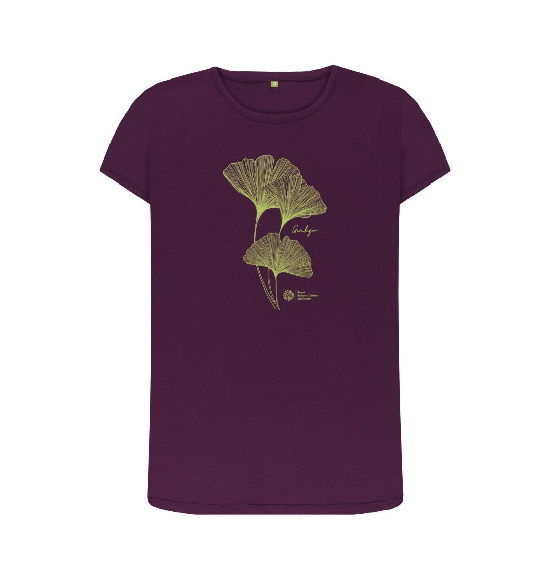 Purple Gingko Leaf Top