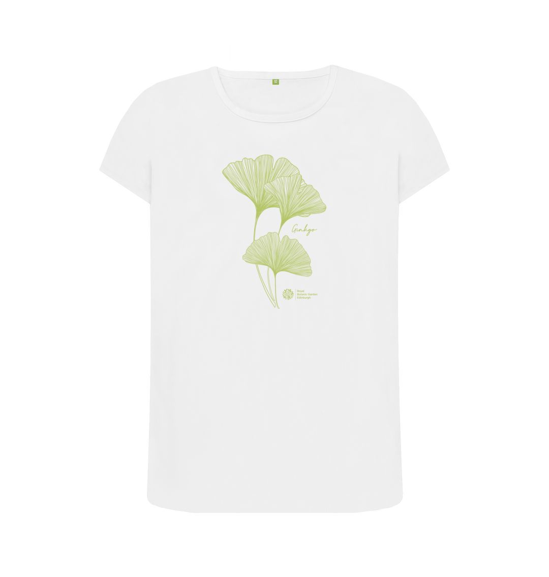 White Gingko Leaf Top