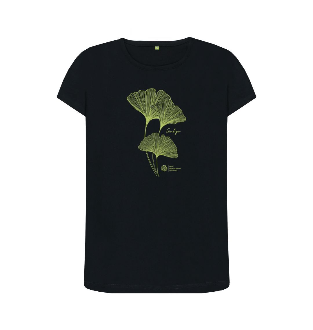 Black Gingko Leaf Top