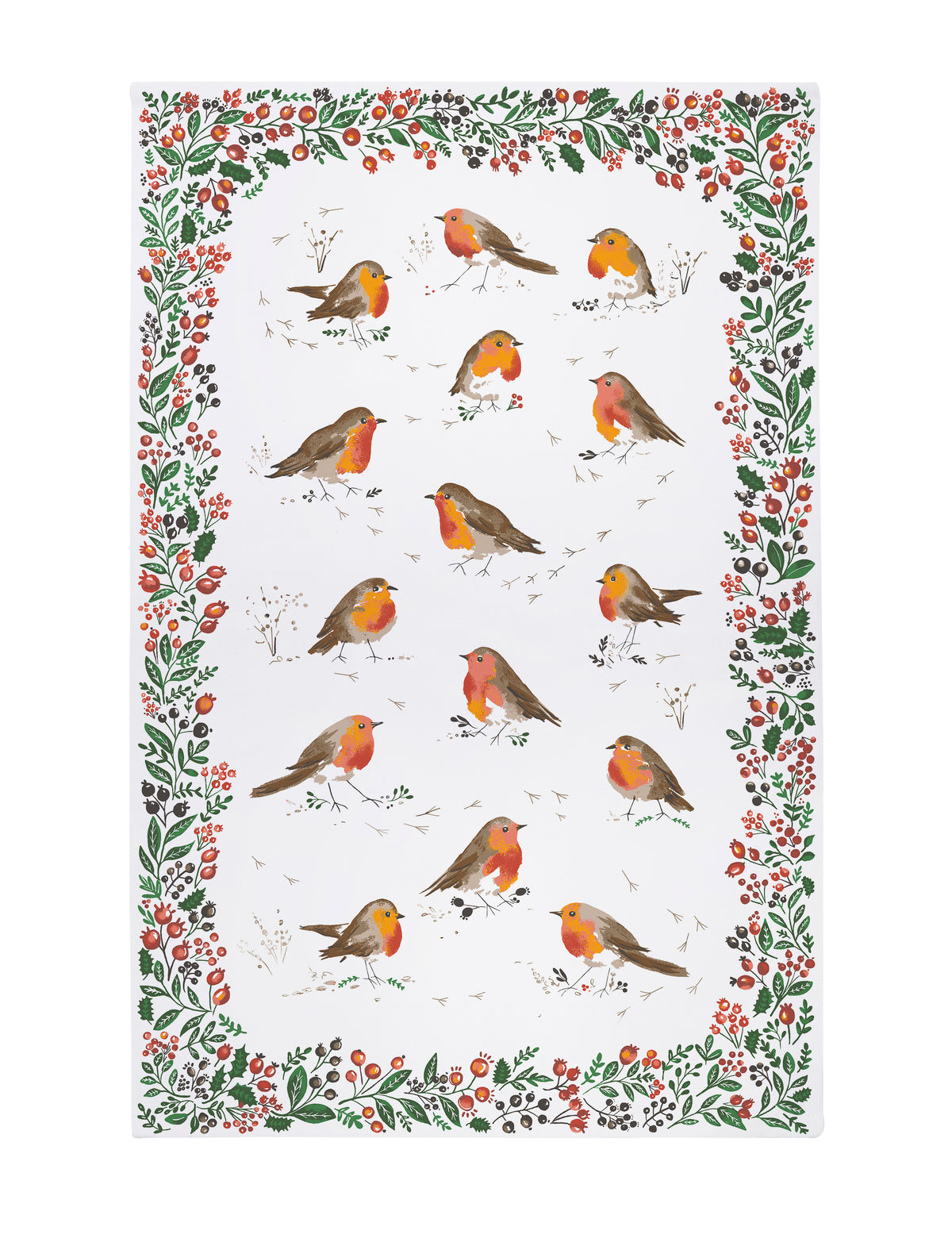 Robins &amp; Berry Tea Towel