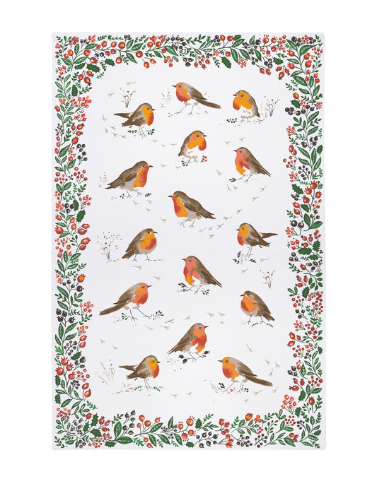 Robins & Berry Tea Towel