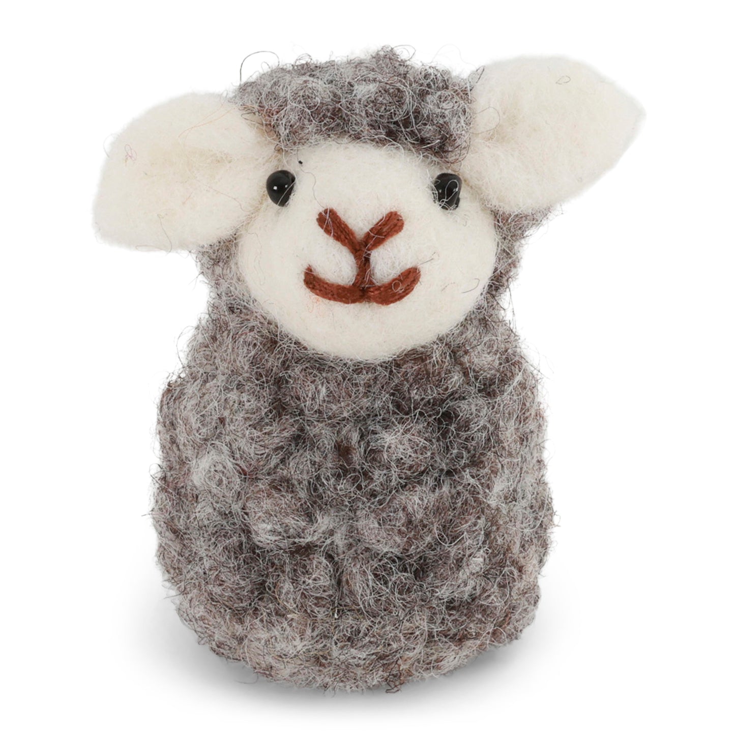 Grey Sitting Sheep Decoration