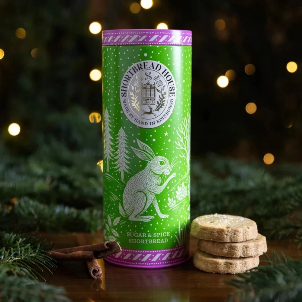Winter Tin Sugar &amp; Spice Shortbread