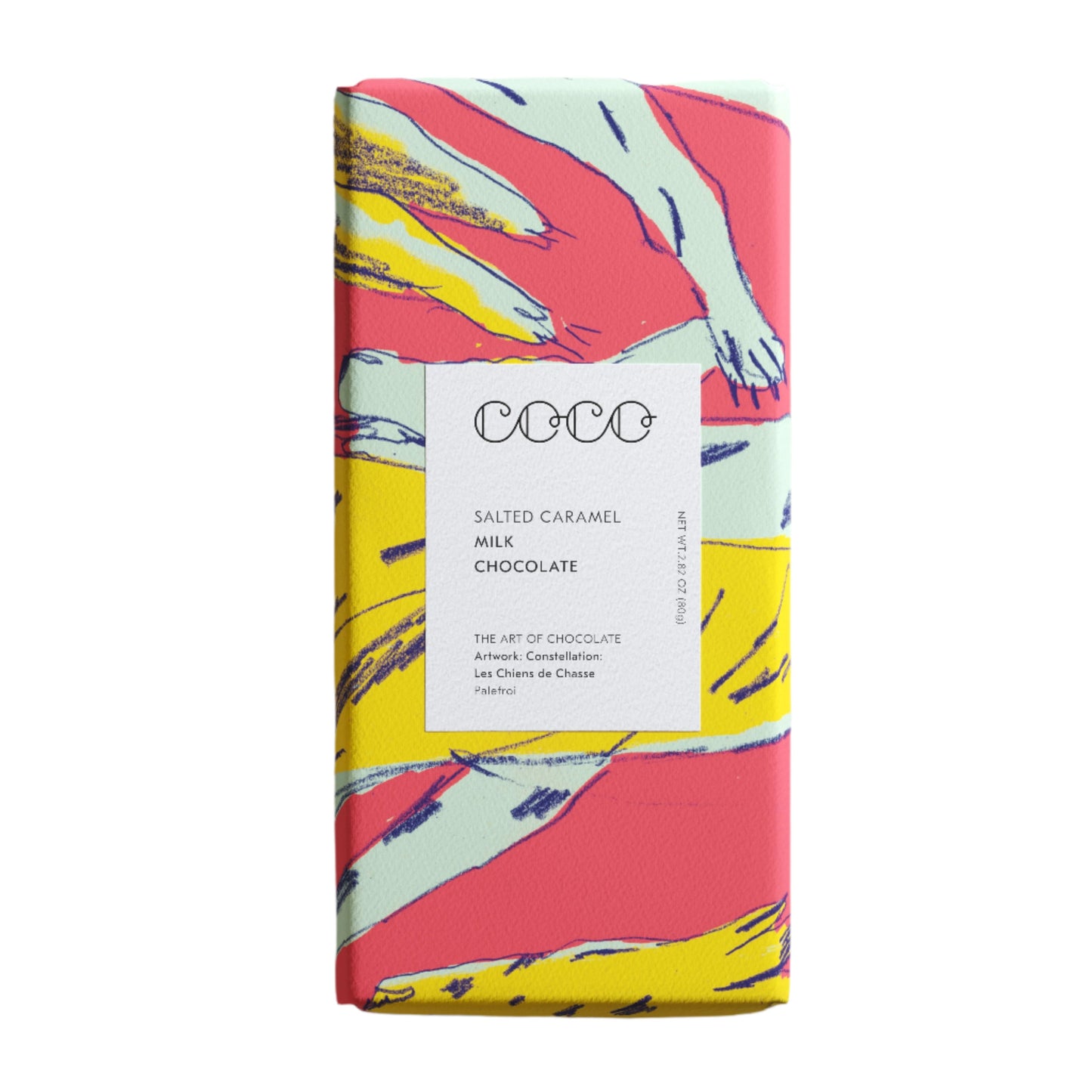 Coco Chocolatier Salted Caramel Milk  Chocolate Bar