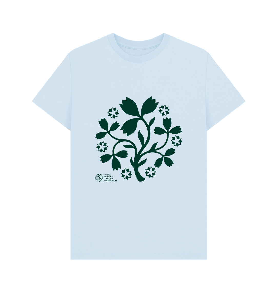 Sky Blue Printed T-shirt