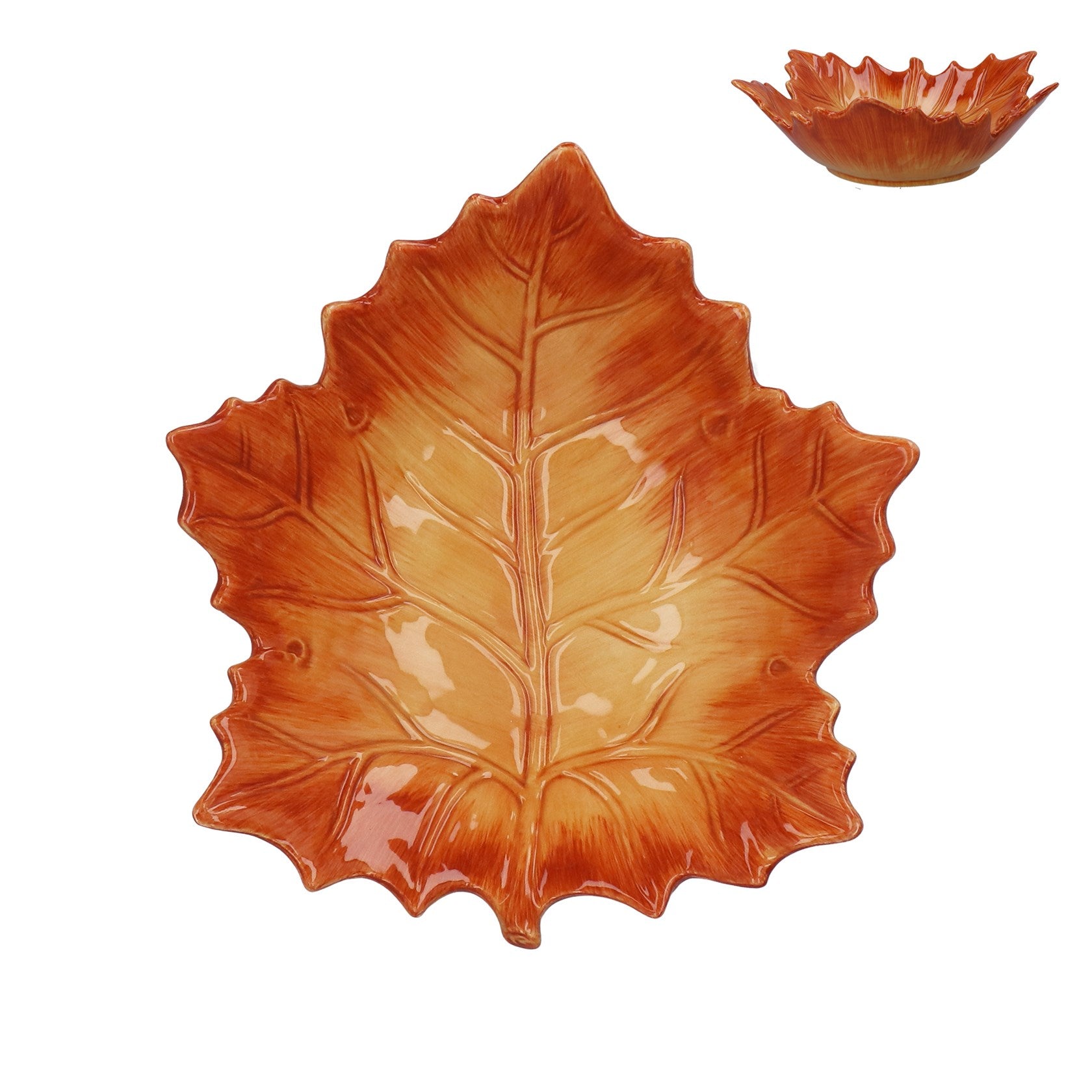 Russet Sycamore Leaf - Trinket Bowl