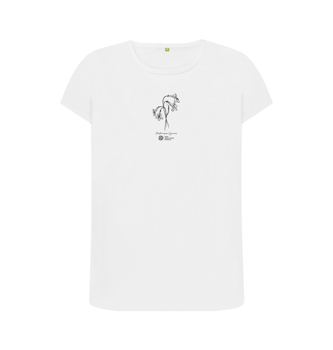 White Printed T-shirt Front