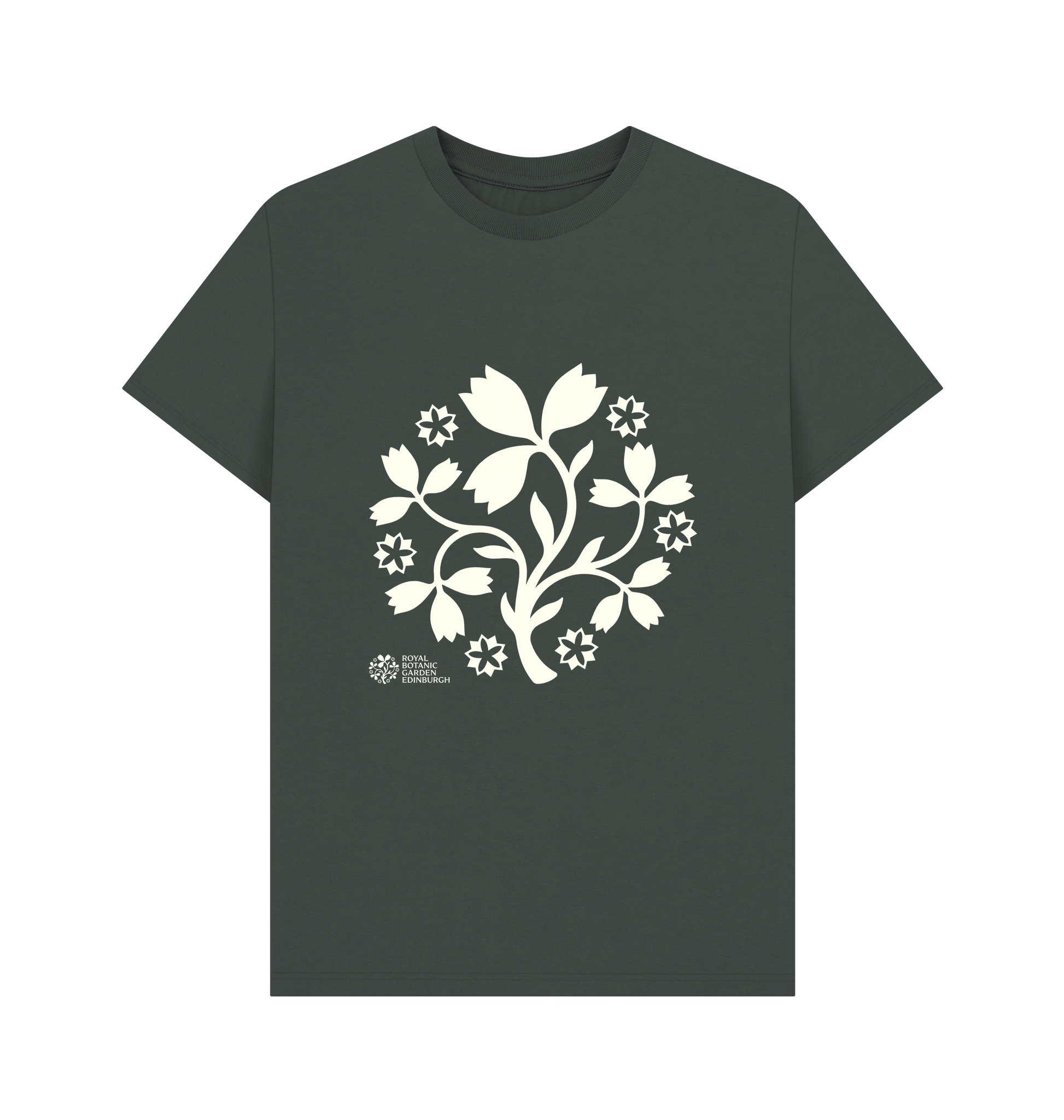 Dark Grey Printed T-shirt Front