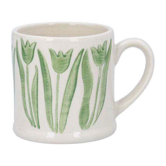 Green Tulips Mug