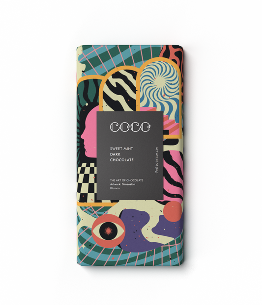 Coco Chocolatier Sweet Mint Dark Chocolate Bar