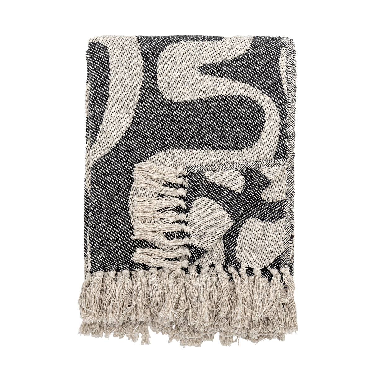 Salobre Black Recycleld Cotton  Throw
