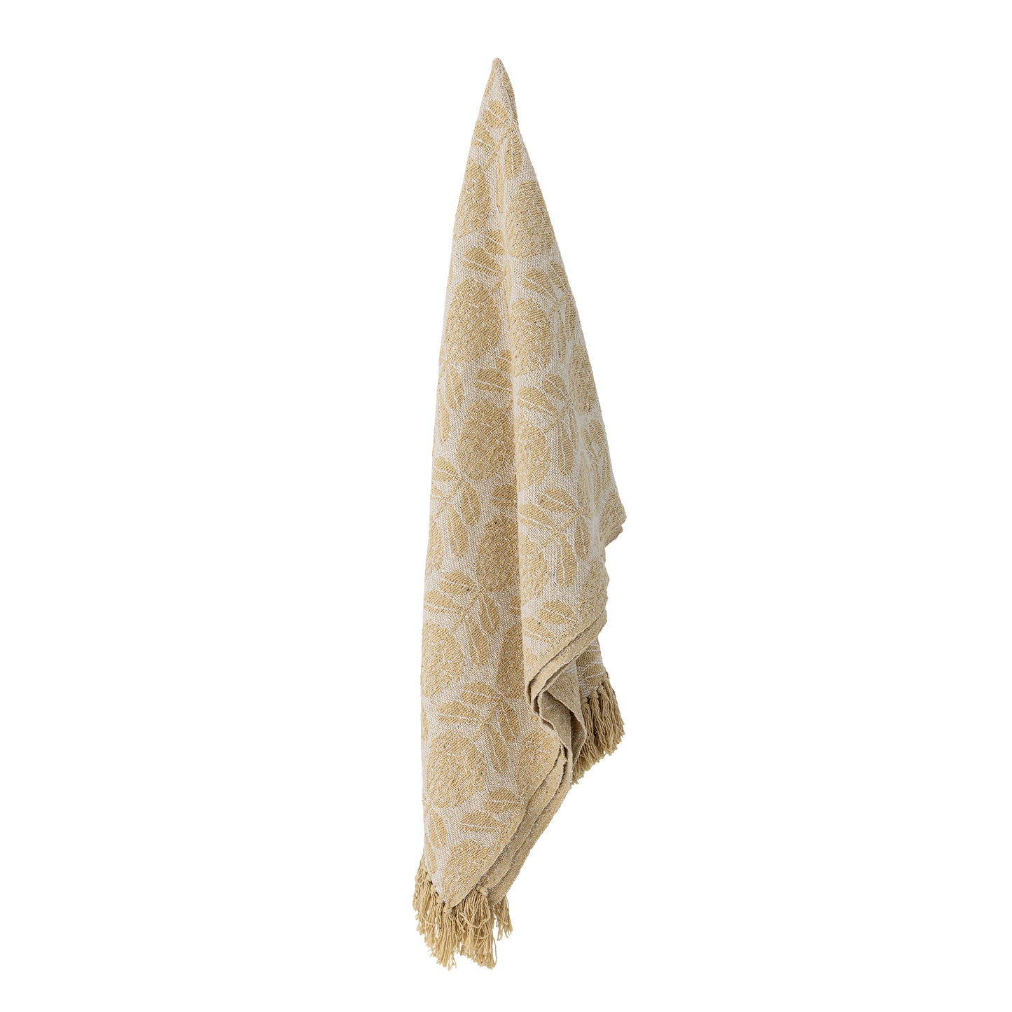 Pratello Yellow Recycled Cotton Throw