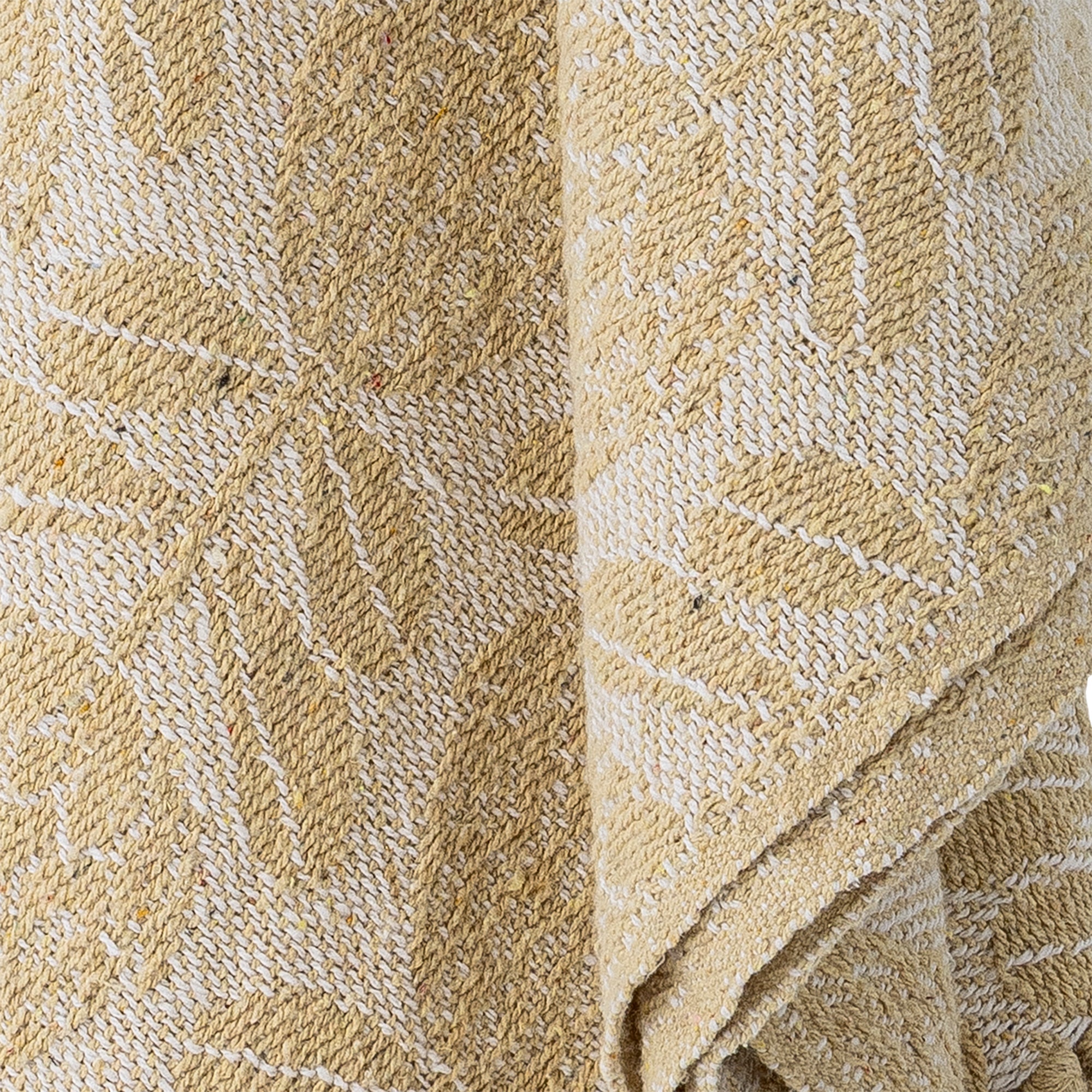 Pratello Yellow Recycled Cotton Throw