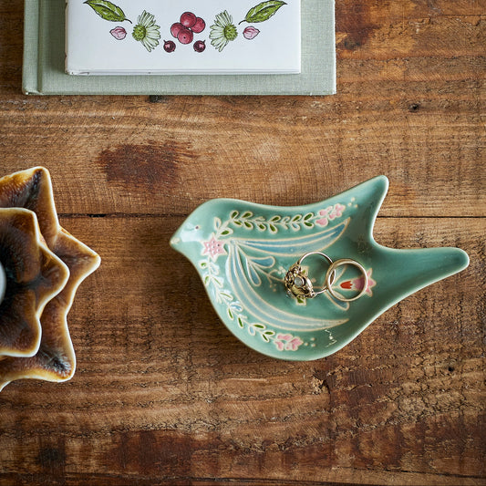 Roselynde Bird Trinket Dish