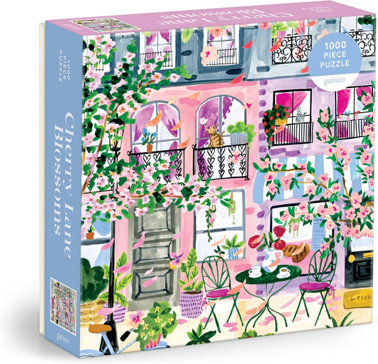 Cherry Lane Blossoms: 1000 piece jigsaw puzzle