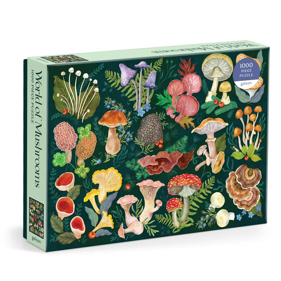 World of Mushrooms: 1000 piece jigsaw puzzle
