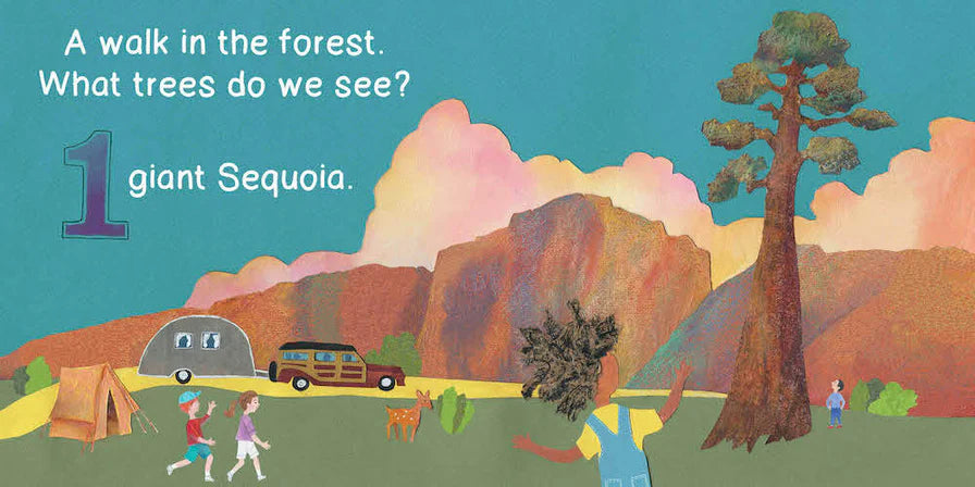 A Walk in the Forest - A Counting Book for Little Tree Huggers (Board Book)