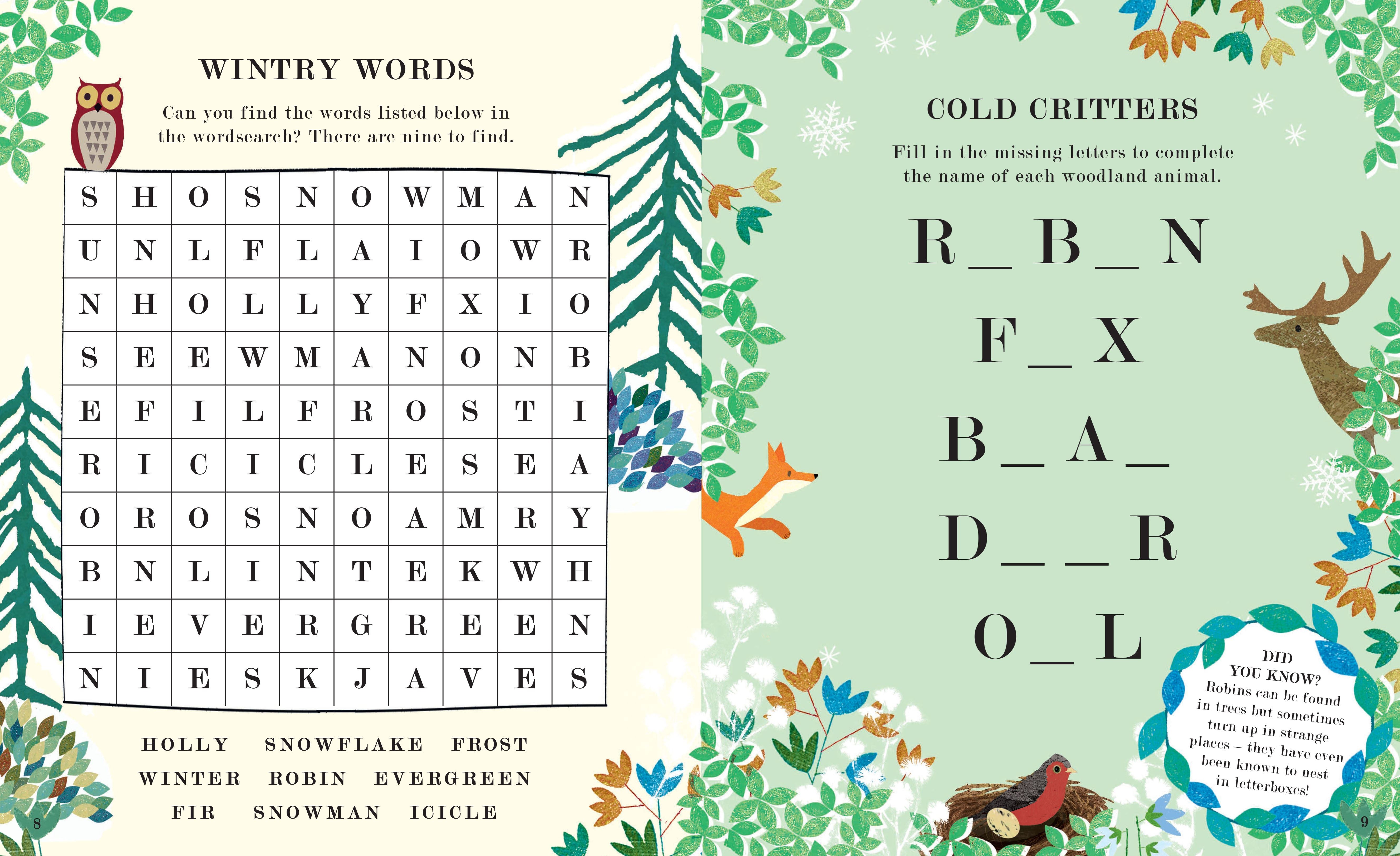 Tree: Seasons Come, Seasons Go Activity Book