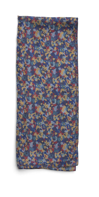 Silk Scarf - Dorval Blue