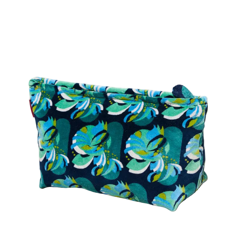 Velvet Washbag - Split Navy