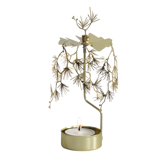 Rotary Candle Holder - Pine