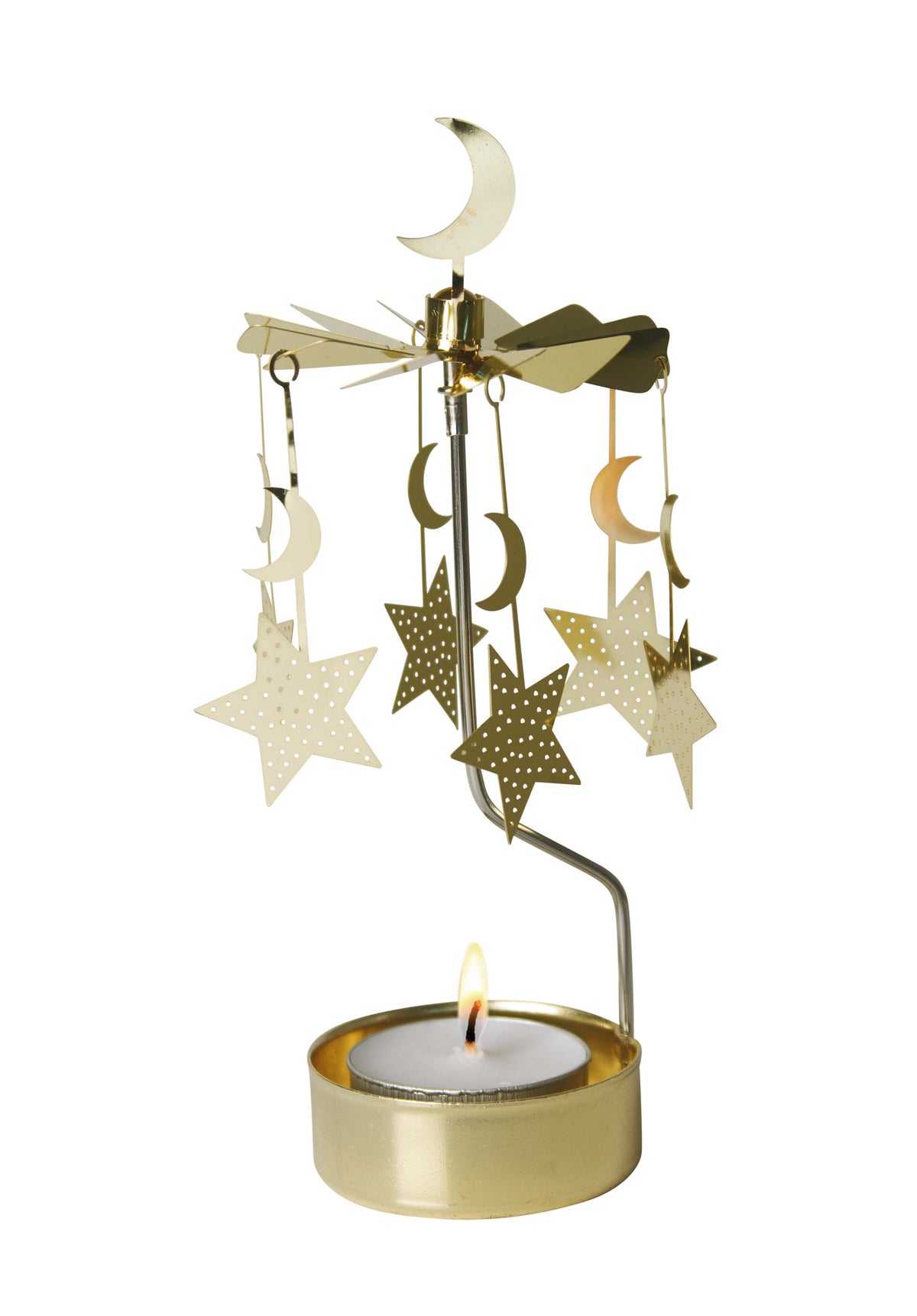 Moon &amp; Stars Tealight Spinner