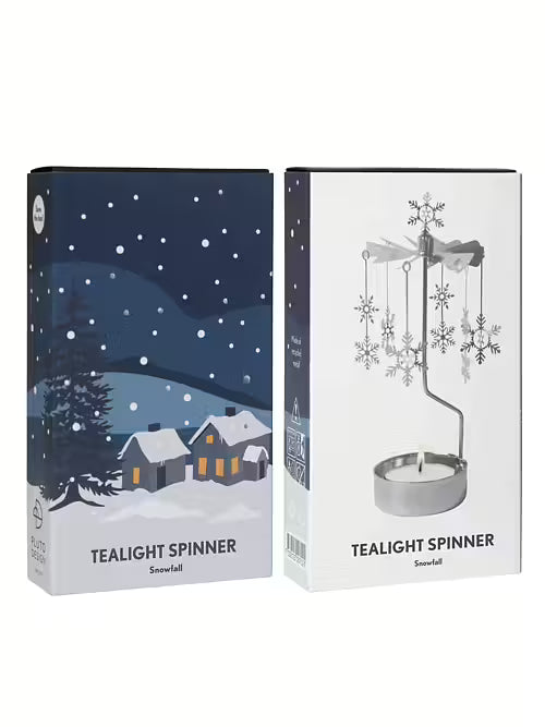 Snowfall Tealight Spinner